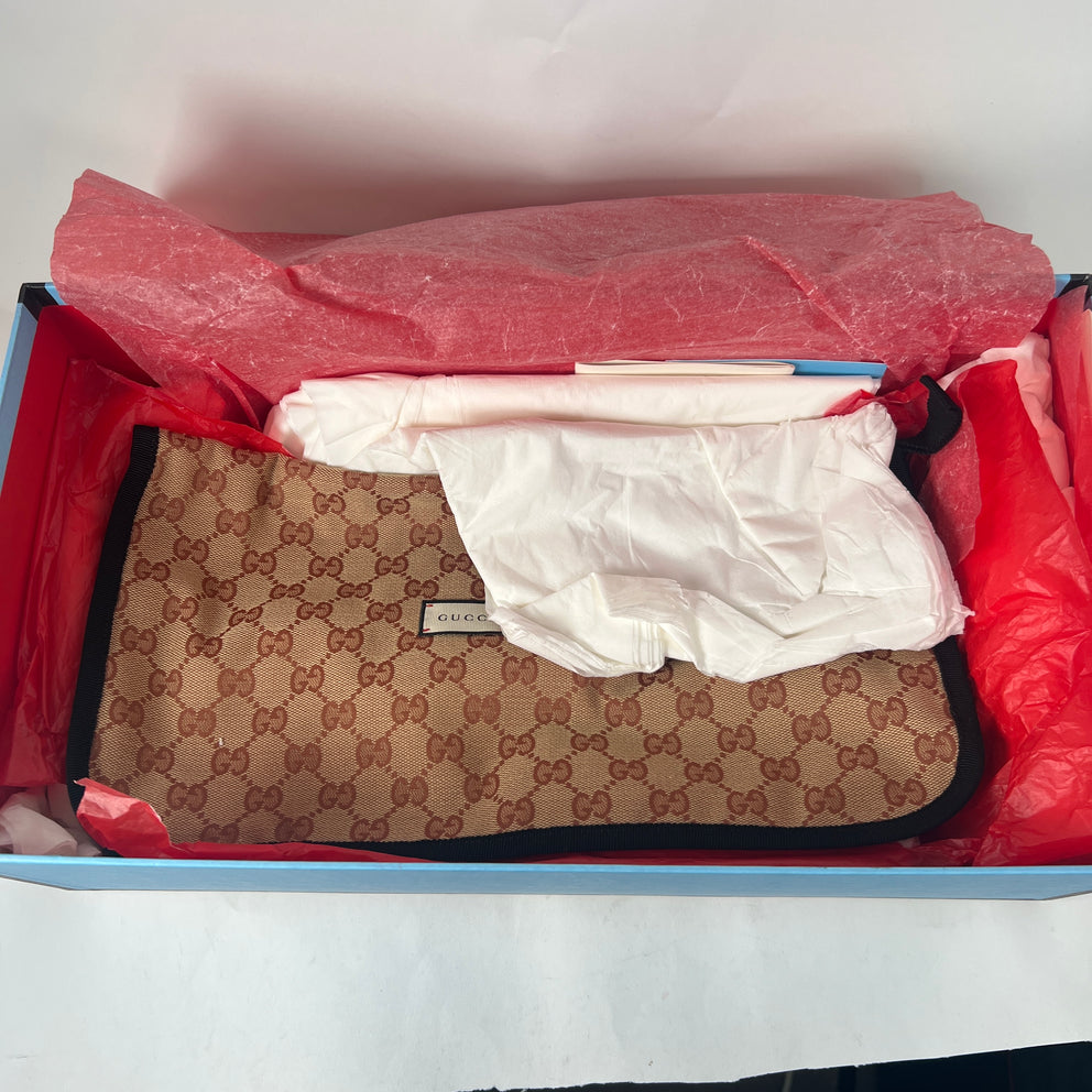 Gucci Beige LA Angels GG Monogram Mules Size GG 9.5