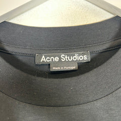 Acne Studios Black Studded Face T-shirt Size L