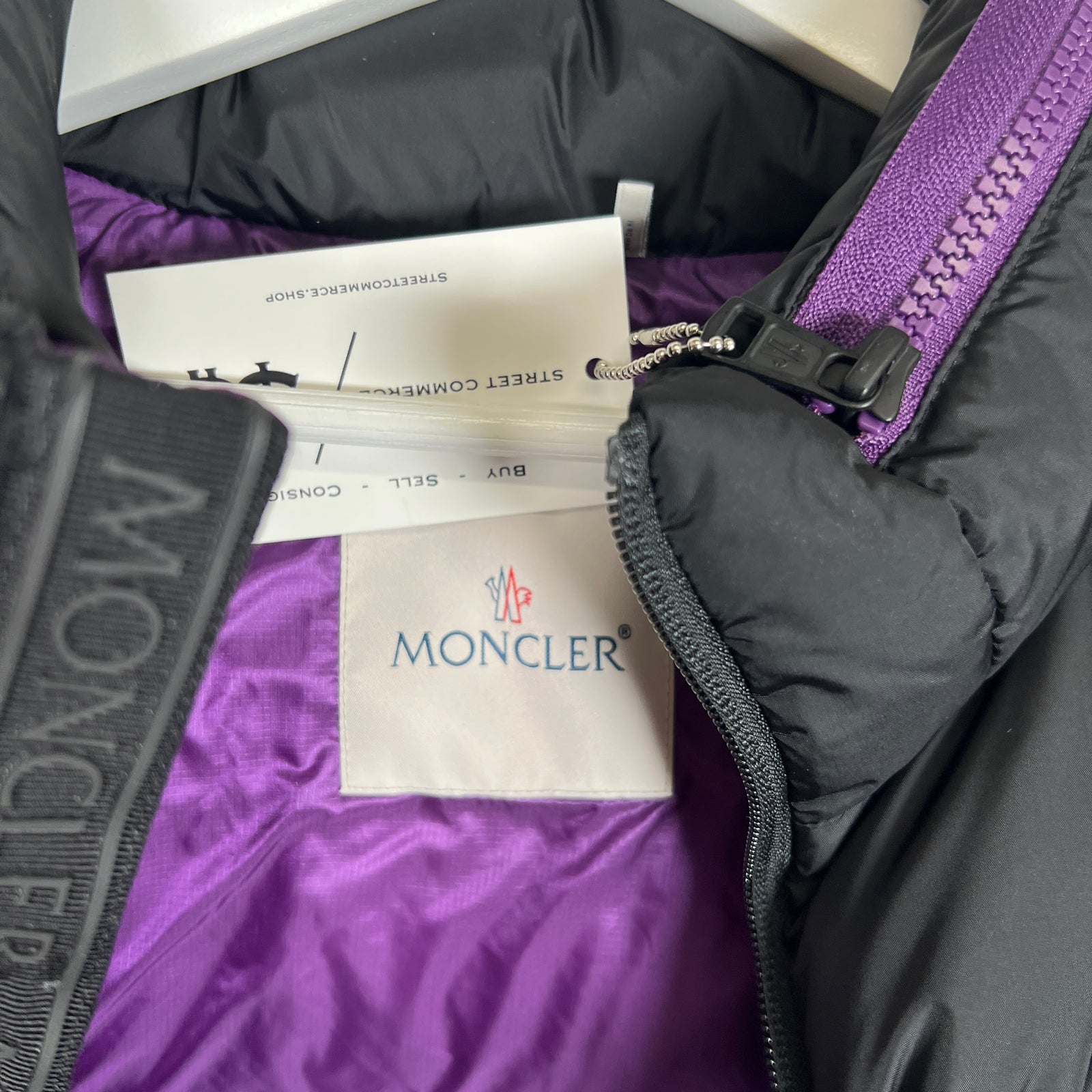 Moncler Purple Vest Size XL