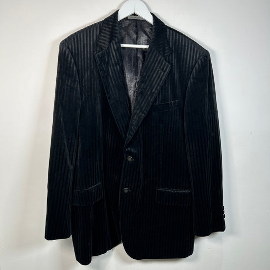 Givenchy Black Striped Blazer Jacket Size L