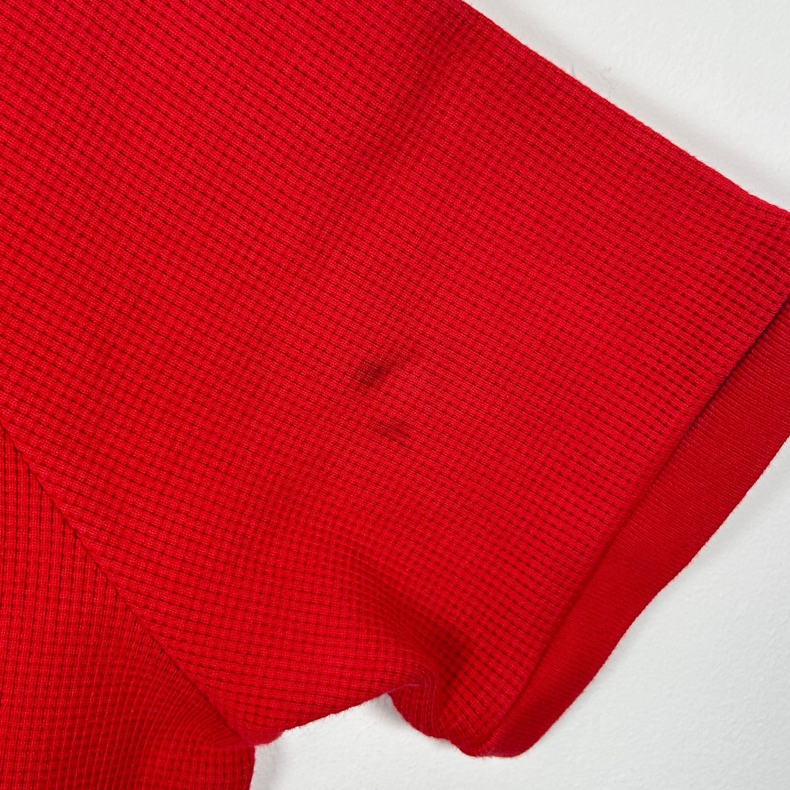 Thom Browne Red Waffle Shirt Size 4