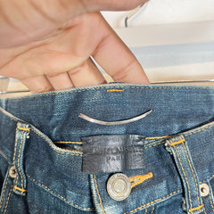 Saint Laurent Dark Blue Raw Denim D02 Jeans Size 30