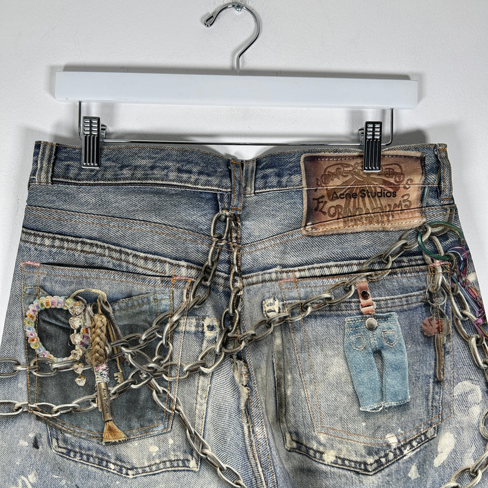 Acne Studios 1981 Trompe l'oeil Jeans Size 46