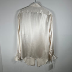 Saint Laurent Paris SS19 Silk Dress Shirt Size L
