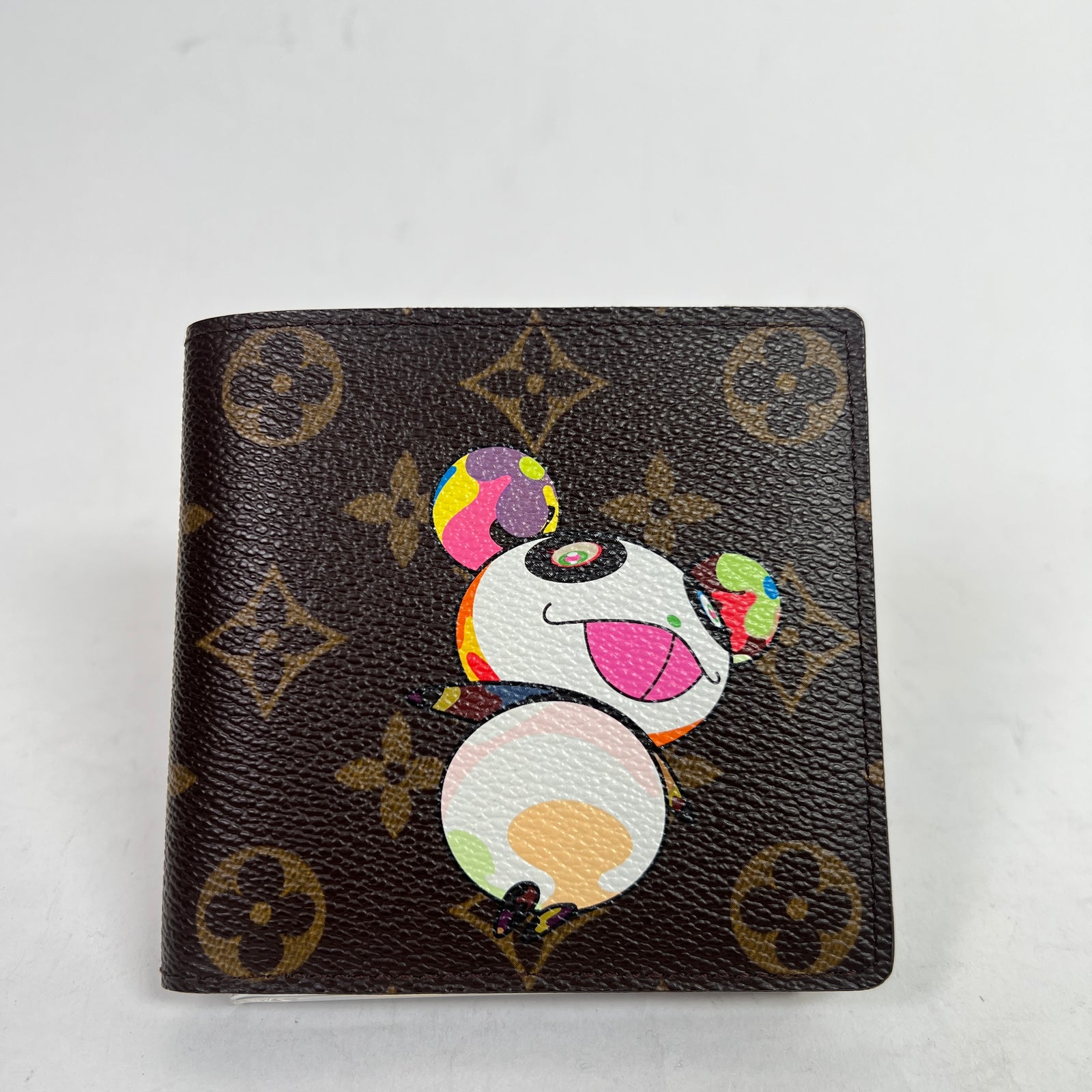 Louis Vuitton x Takashi Murakami 2004 Monogram Panda Marco Wallet