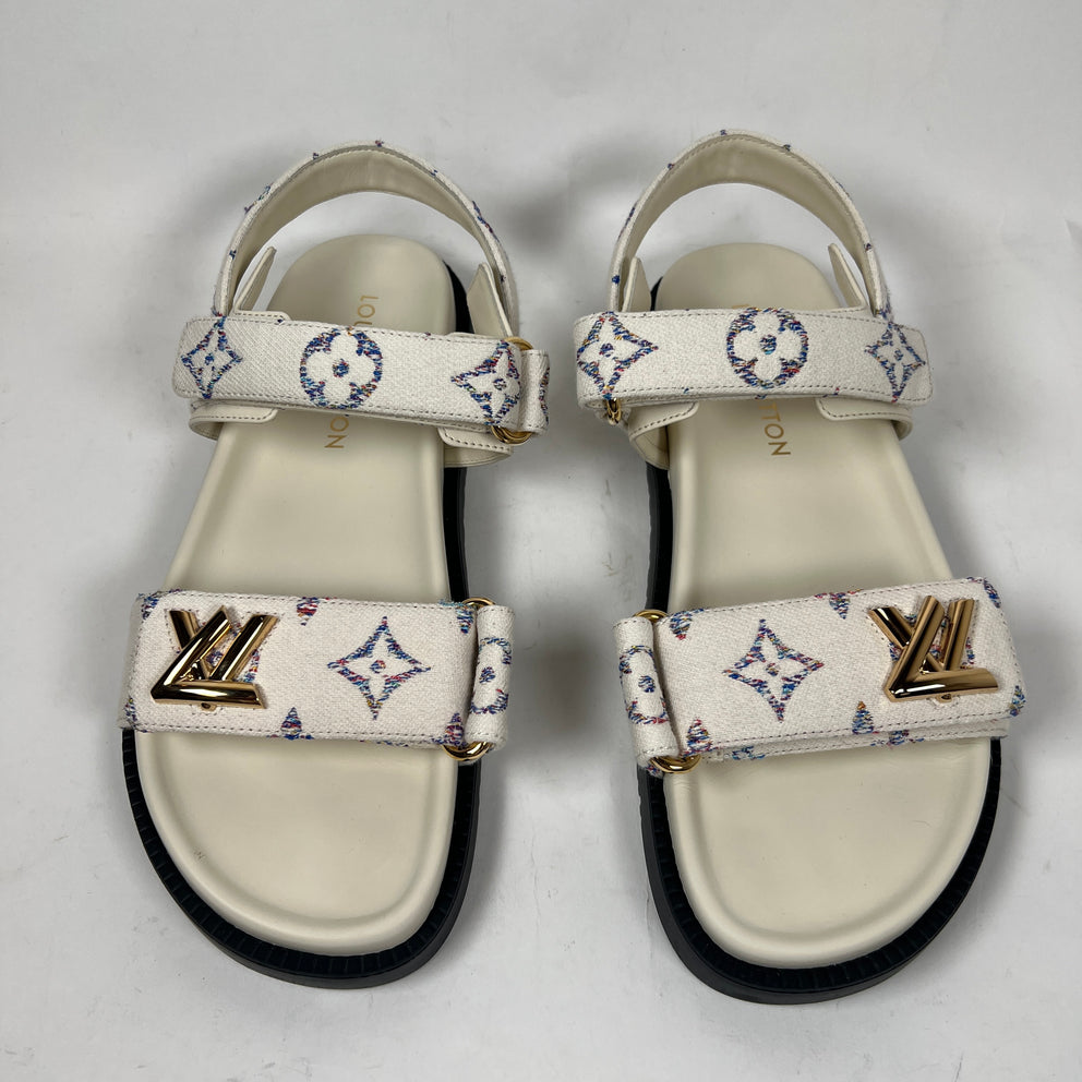 Louis Vuitton Monogram Sunset Comfort Sandals Size 39