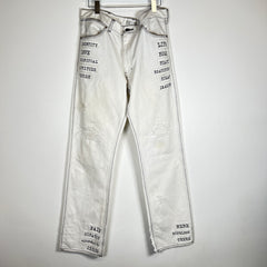 Number (N)ine Poem Jeans Size 3x32