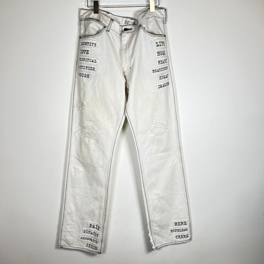 Number (N)ine Poem Jeans Size 3x32