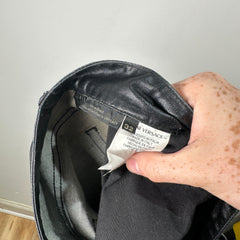 Versace Waxed Black Jeans Size 32