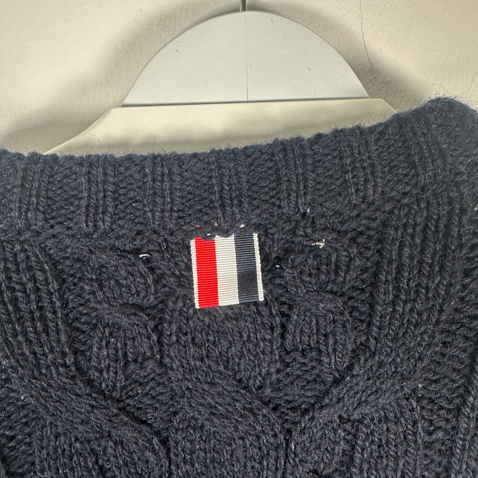 Thom Browne Cable Knit Sweater Size 4