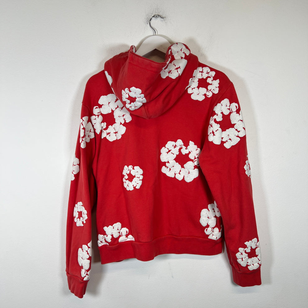 Denim Tears Red Wreath Hoodie Size M