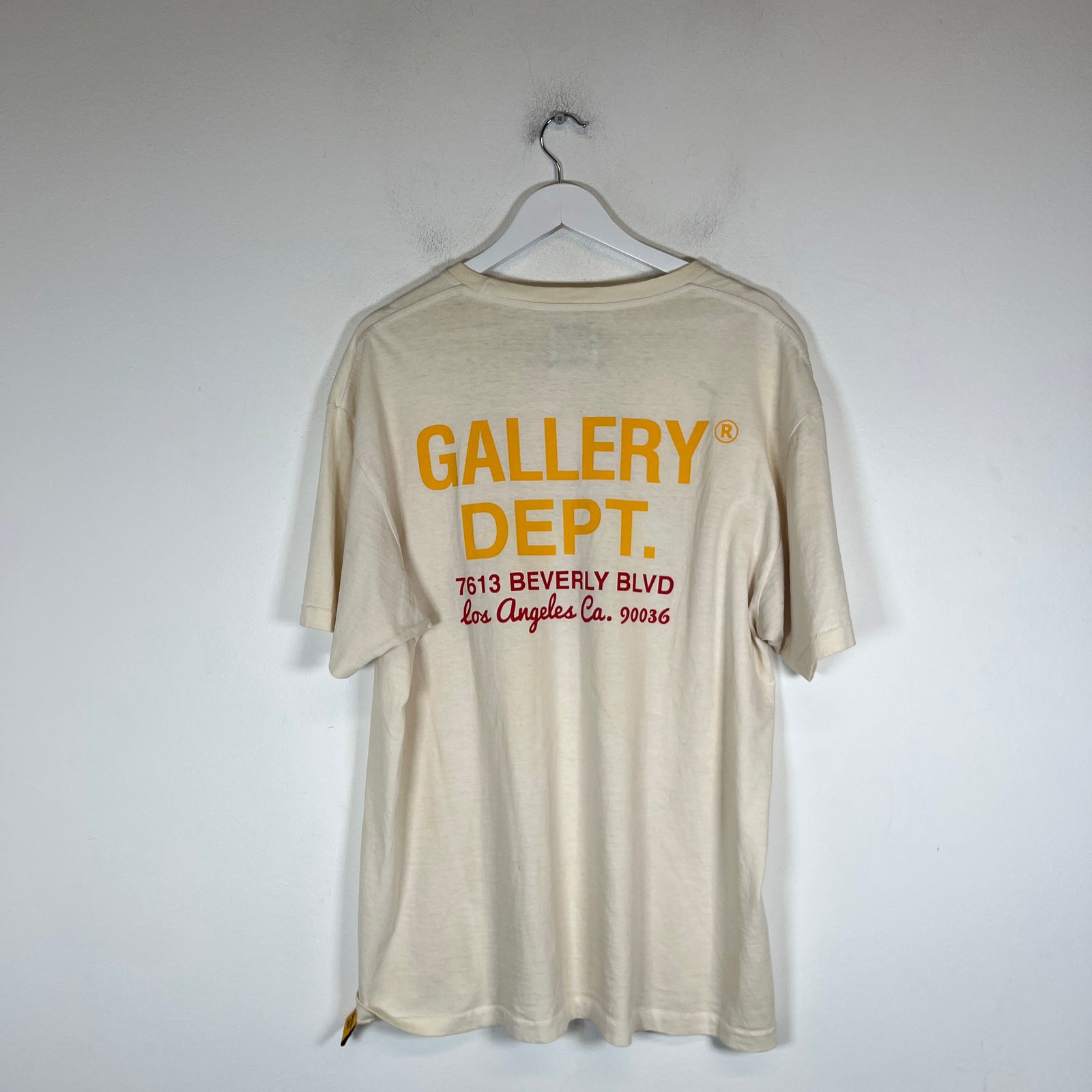 Gallery Dept Cream Venice Car Show T-Shirt Size L