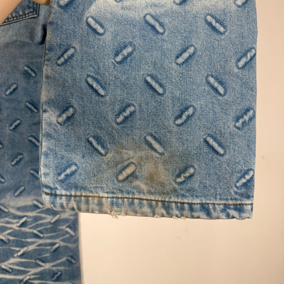 Who Decides War Blue 'Thread Plate' Denim Jeans Size 36