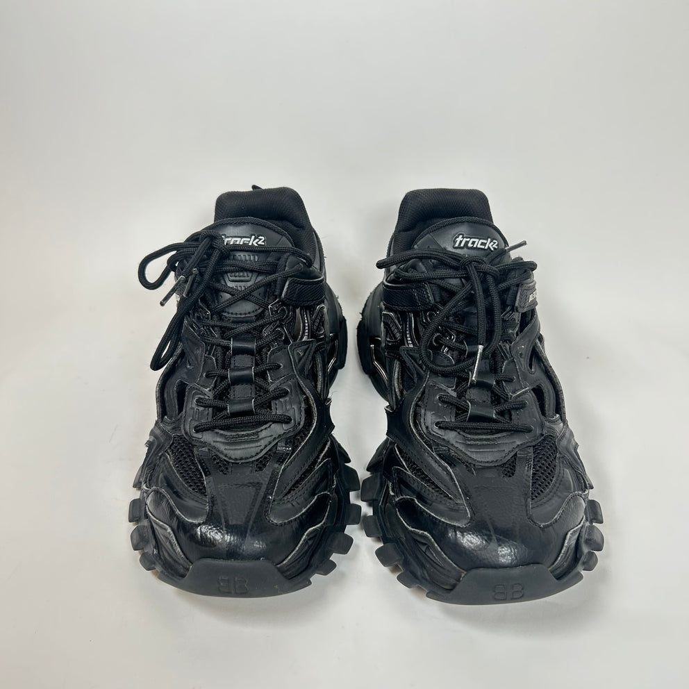 Balenciaga Triple Black Track 2 Sneaker Size 42