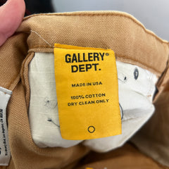 Gallery Dept Tan Carpenter Flare Pants Size 32