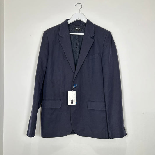 A.P.C Navy Blazer Size L