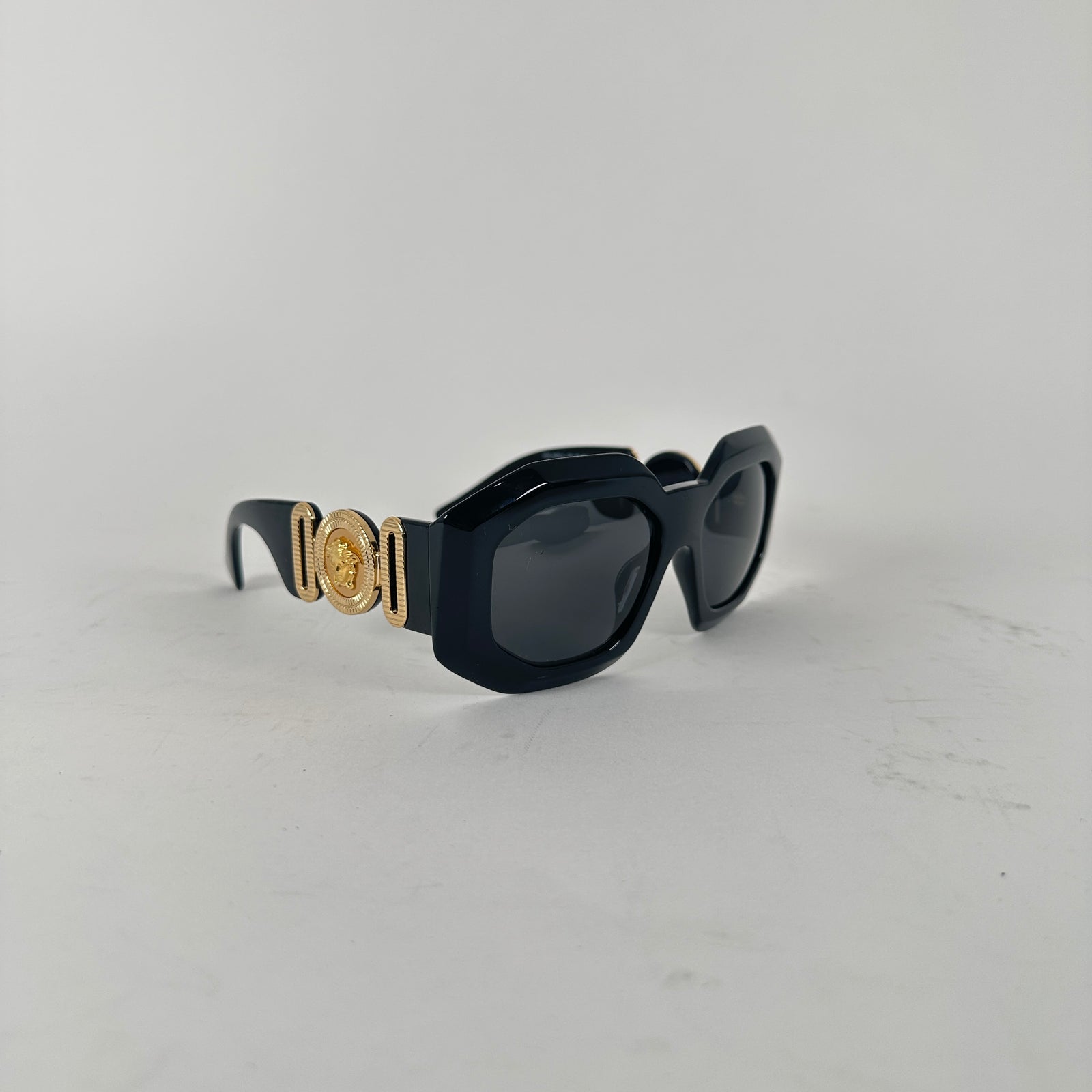 Versace Black Goggle Sunglasses