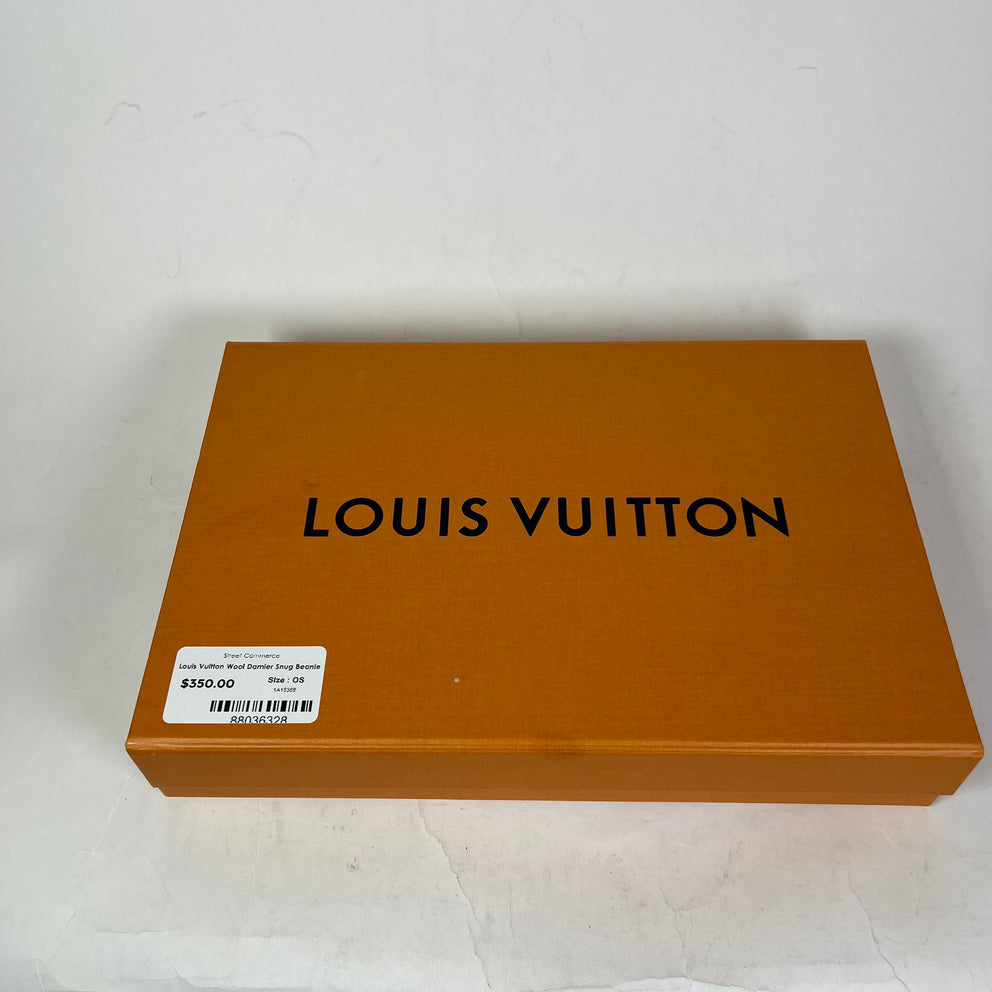 Louis Vuitton Wool Damier Snug Beanie