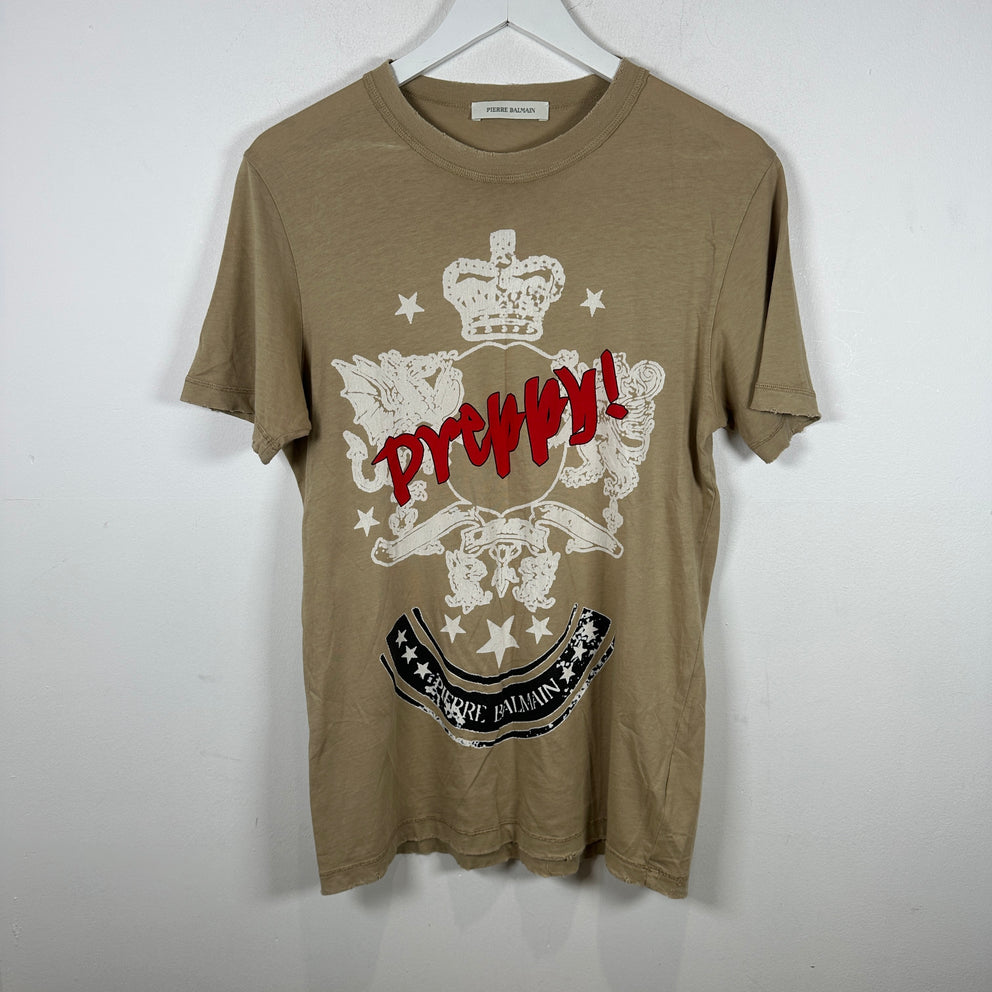 Balmain 'Preppy' Graphic T-Shirt