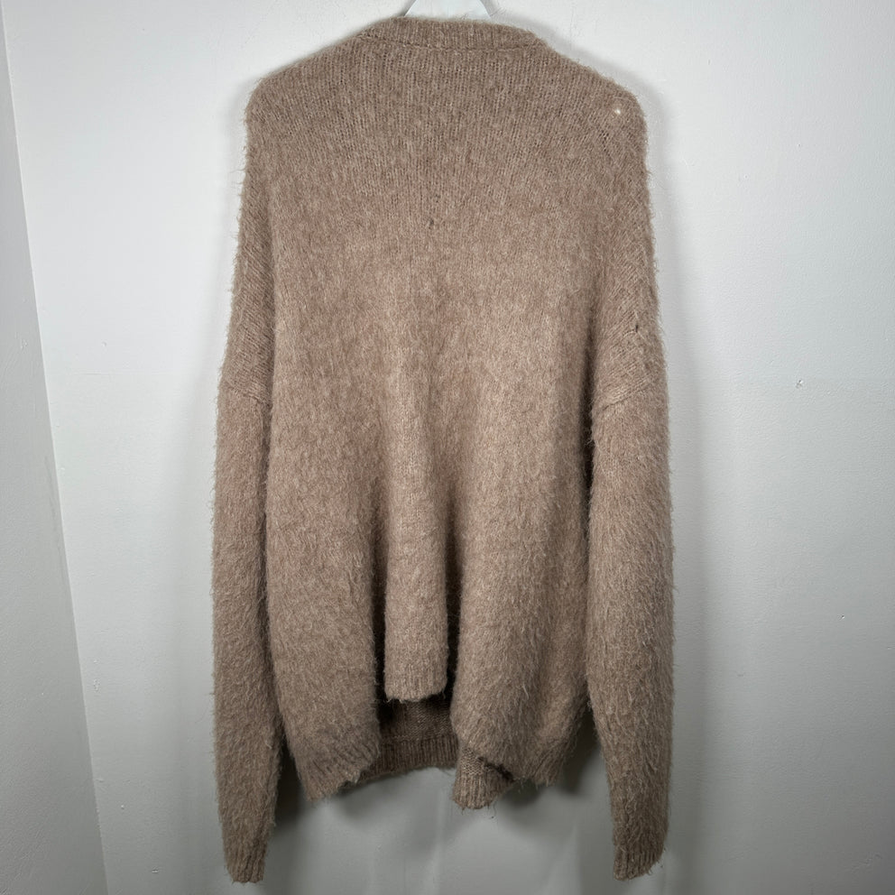 Vetements FW/20 Kurt Cobain Beige Knit Caradigan