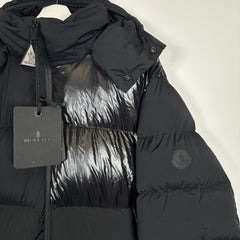 Moncler Black Pallardy Giubbotto Puffer Back Logo Size 2XL