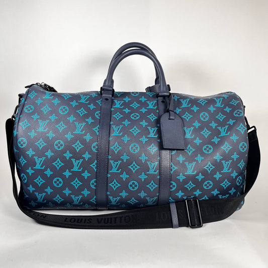 Louis Vuitton Blue / Bright Blue Shadow Bandouliere 50