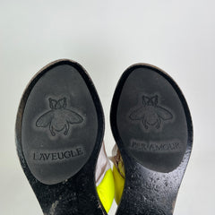 Gucci Calfskin GG Marmont Thong Sandals