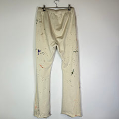 Gallery Dept Cream Paint Splatter Flare Sweatpants