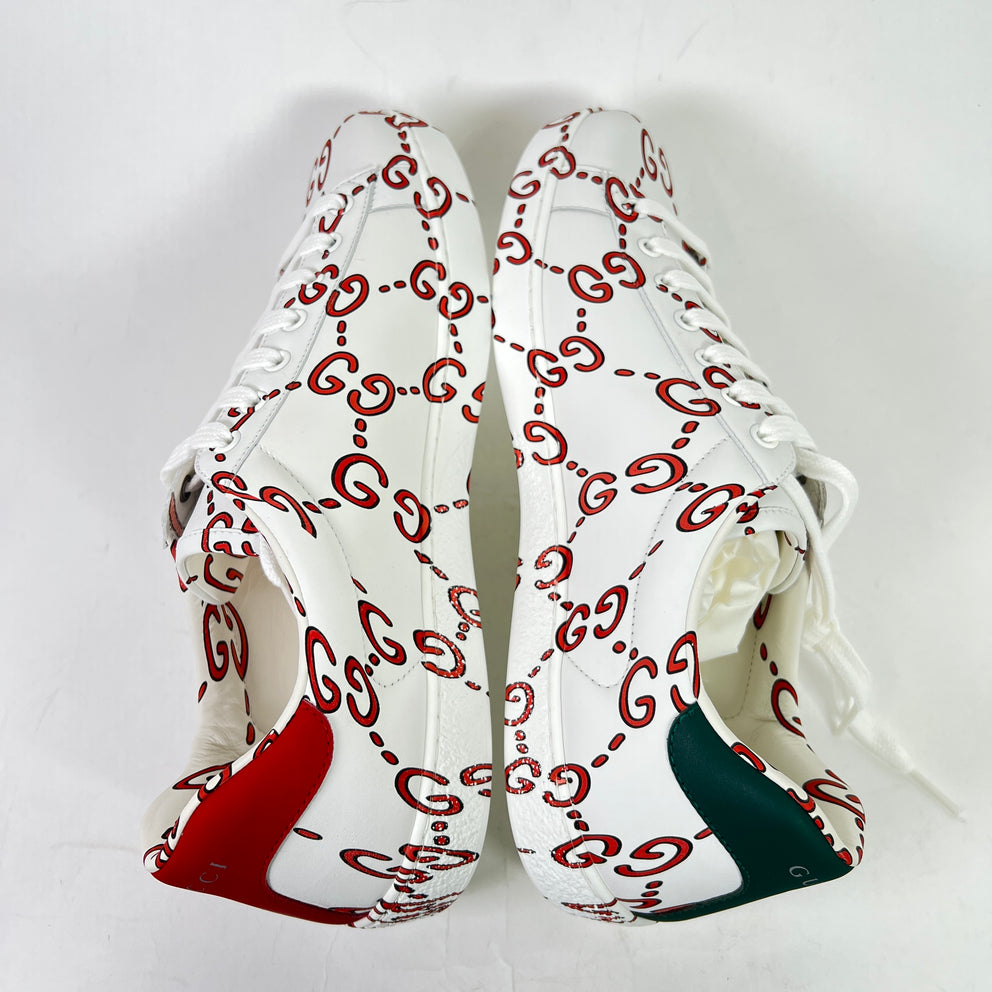 Gucci GG Ghost Ace Low-Top Sneakers