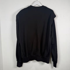 We11done Padded Shoulder Crewneck Size M