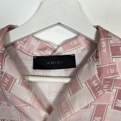 Amiri Silk Spell-out Shirt Size S