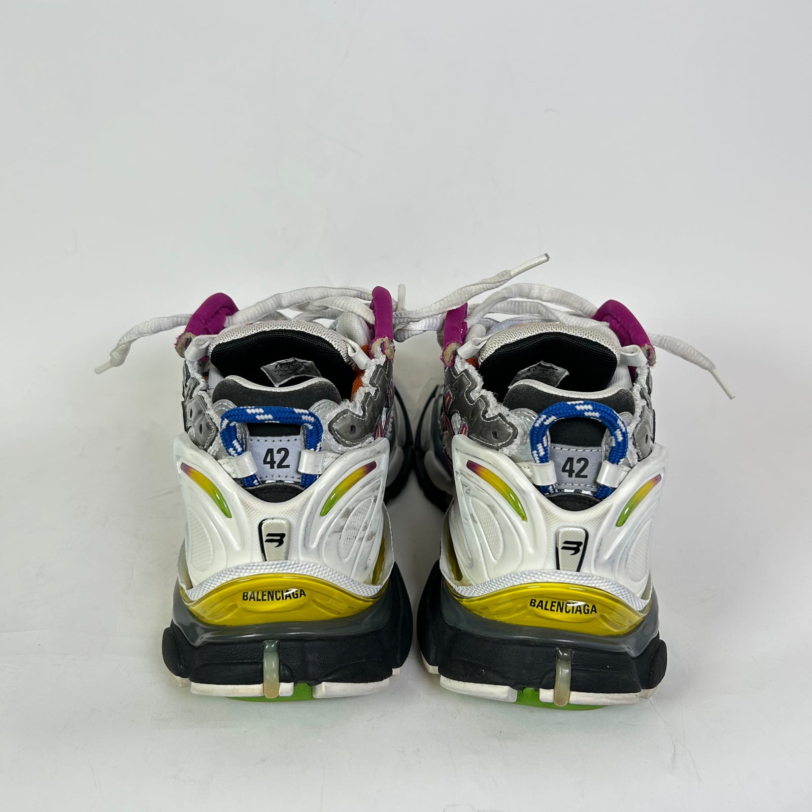 Balenciaga Multicolor Mesh Runners Size 42