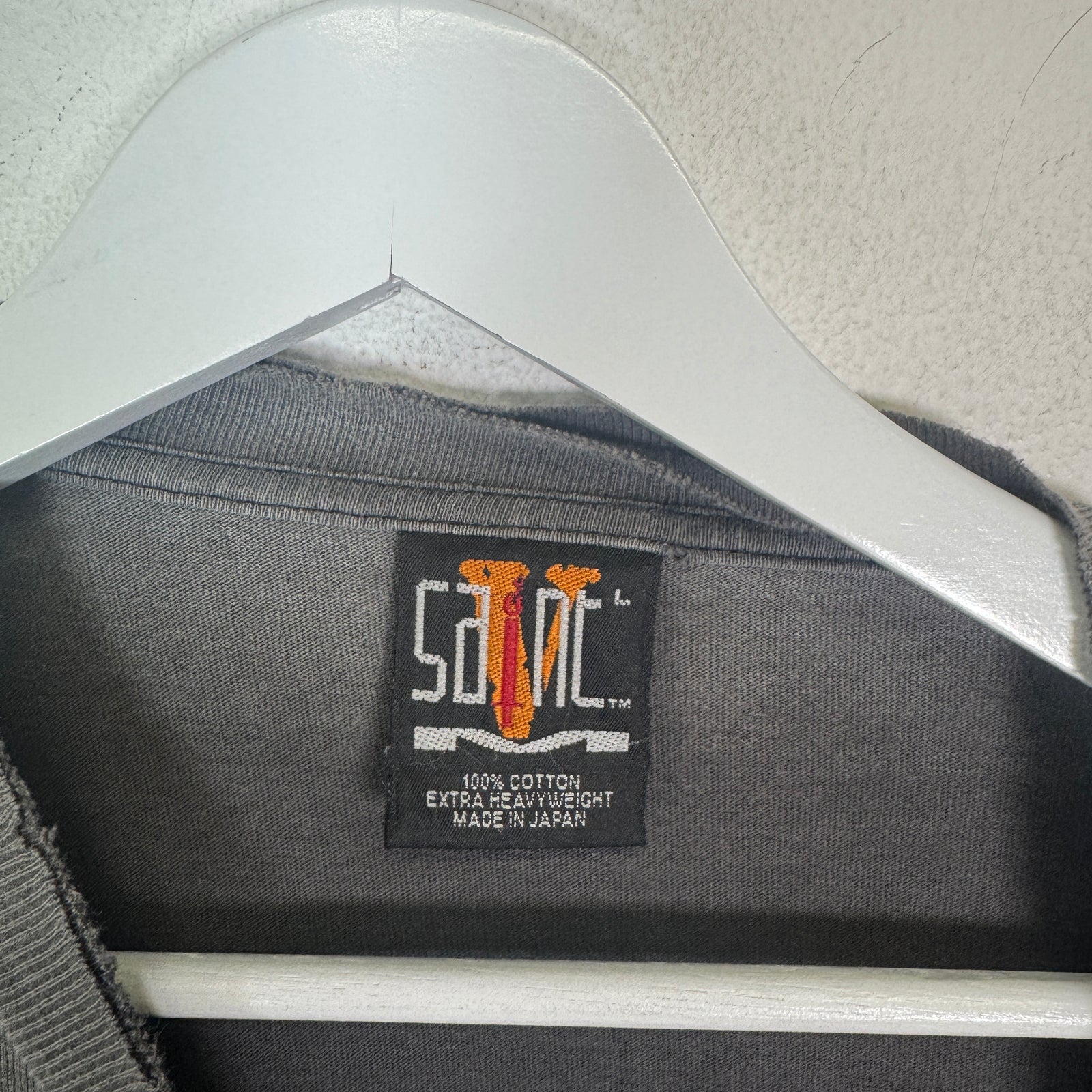 Saint Michael x Vlone Vintage Black 'Heaven & Hell' Longsleeve Size L