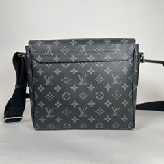 Louis Vuitton Black Monogram District Messenger Bag