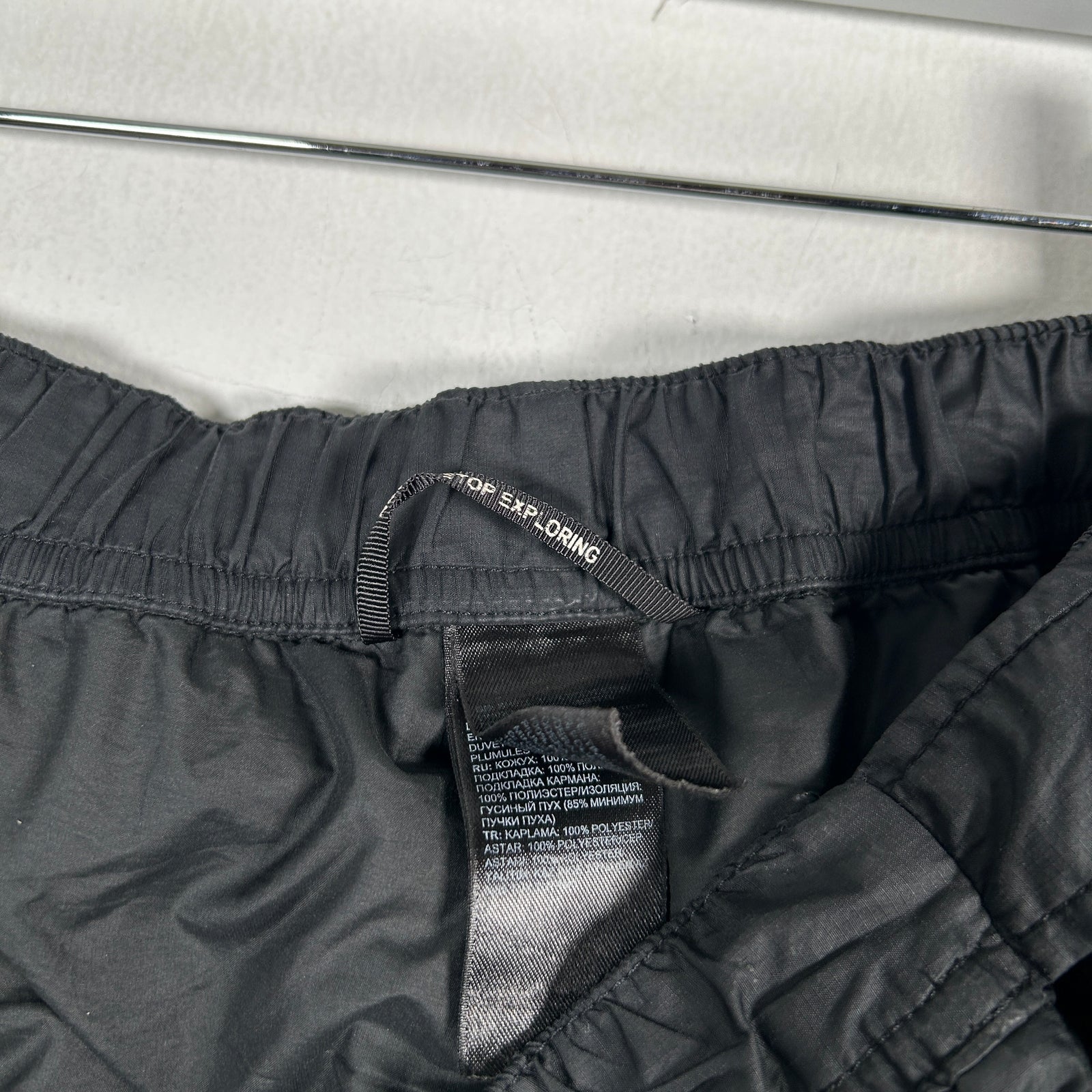 Supreme x The North Face Black Nylon Puffer Pants Size L