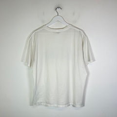 Celine White/Green College Logo T-Shirt Size L