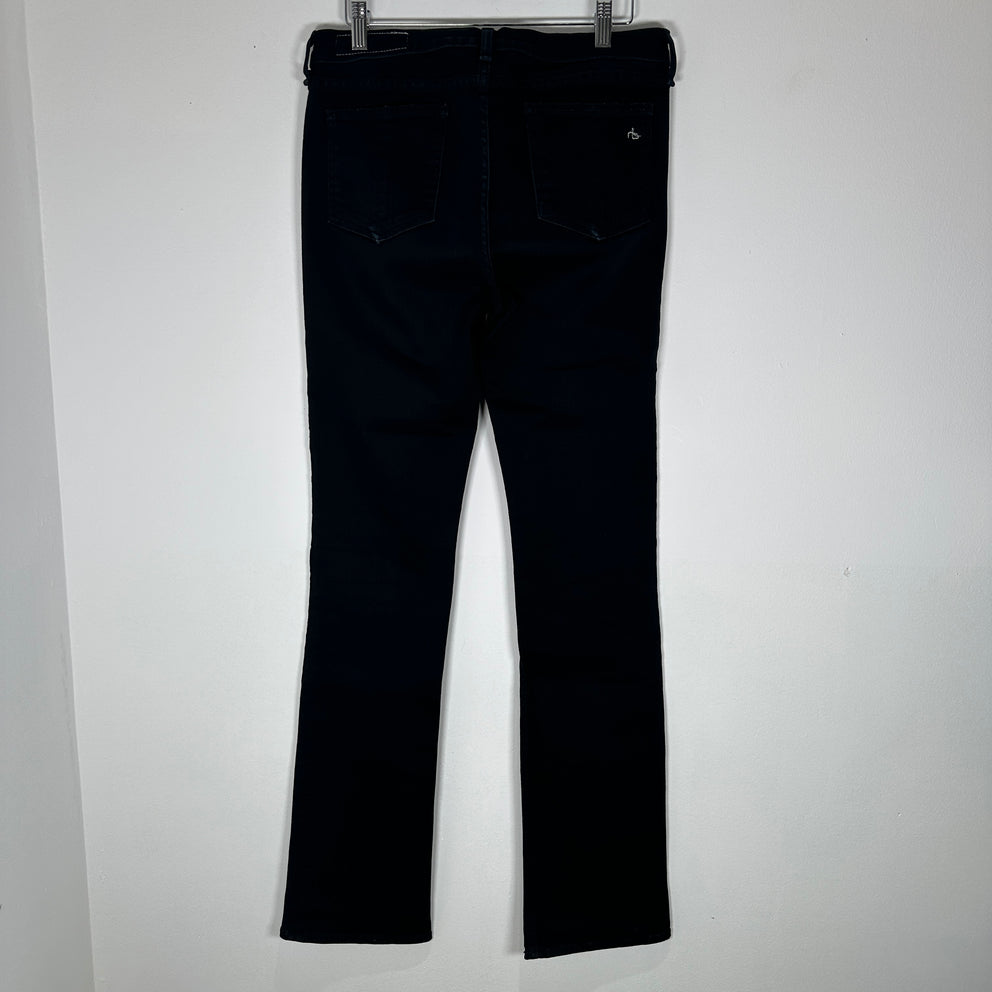 Rag & Bone Black Flare Jeans Size 29