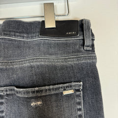 Amiri Black Bandana Thrasher Jeans Size 36