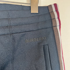Burberry Navy Striped Track Pants Size L
