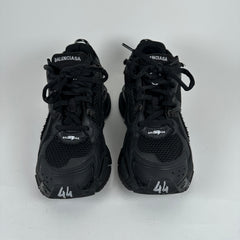 Balenciaga Triple Black Matte Low-Top Runners Size 44