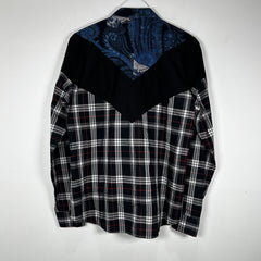 Givenchy Multi V Panel Button Up Shirt Size M