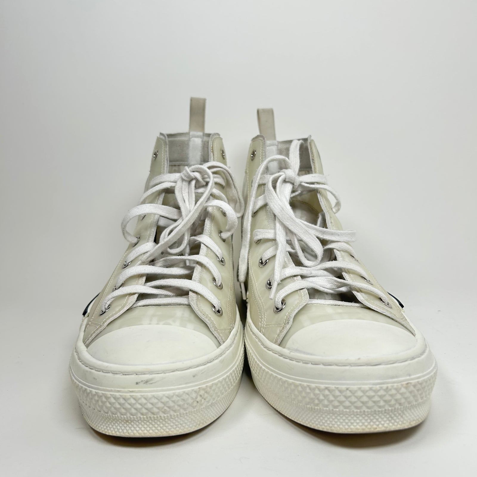 Dior White Monogram B23 Sneakers Size 11
