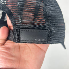 Amiri Paint Drip Logo Black Hat