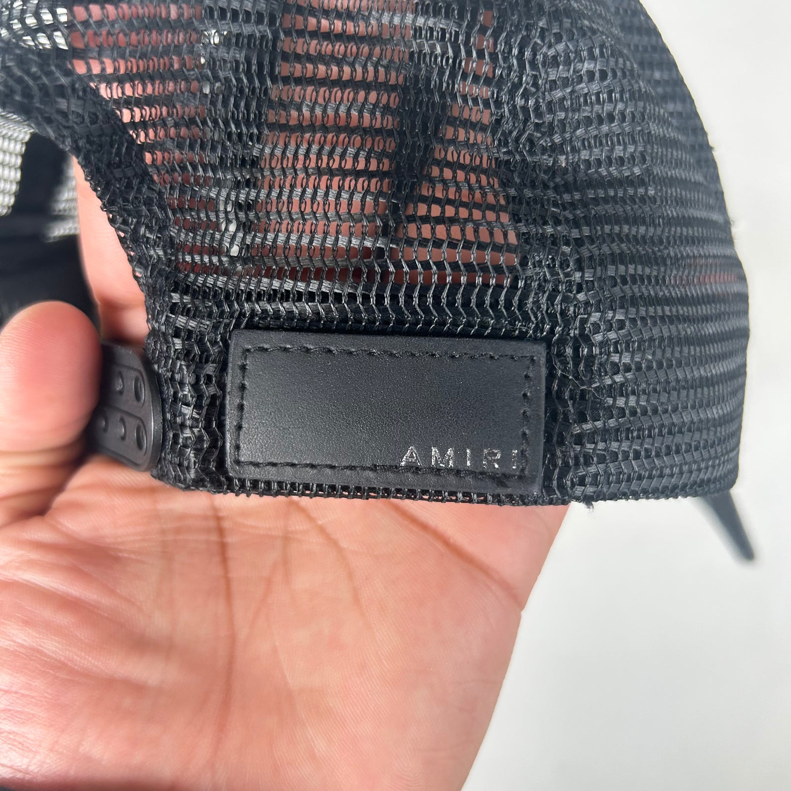 Amiri Paint Drip Logo Black Hat