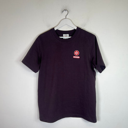 Casablanca Plum Logo T-Shirt Size S