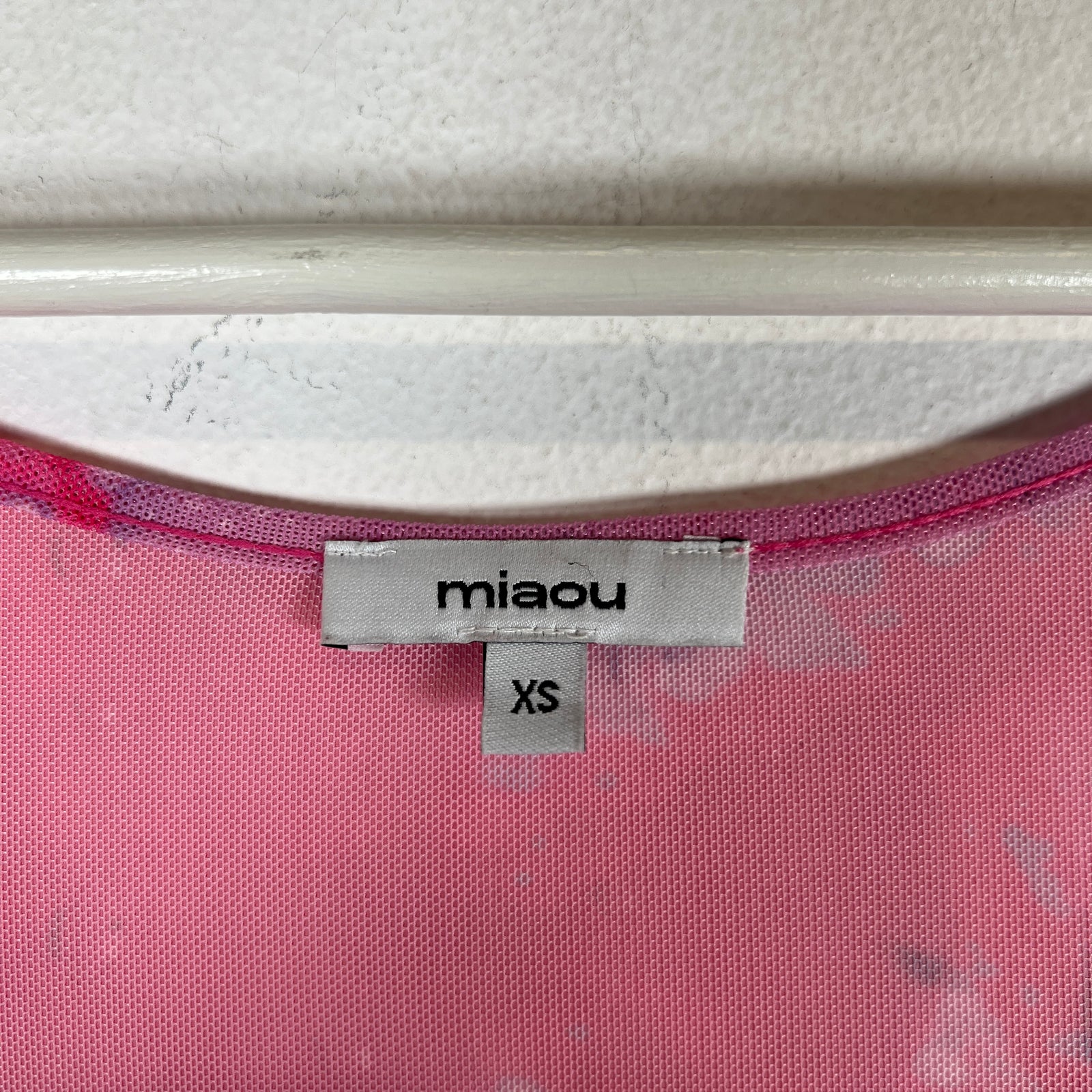 Miaou Pink Ginger Floral Minidress Size XS
