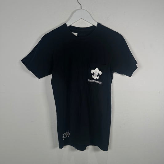 Chrome Hearts Black 'Fleur' Graphic T-Shirt Size S