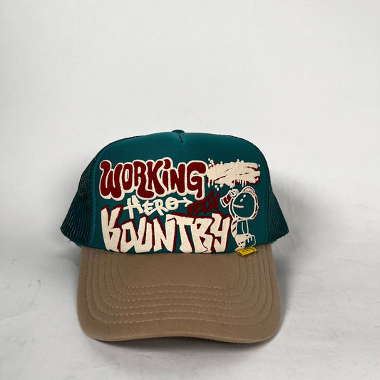 Kapital Teal Working Hero Truck Cap