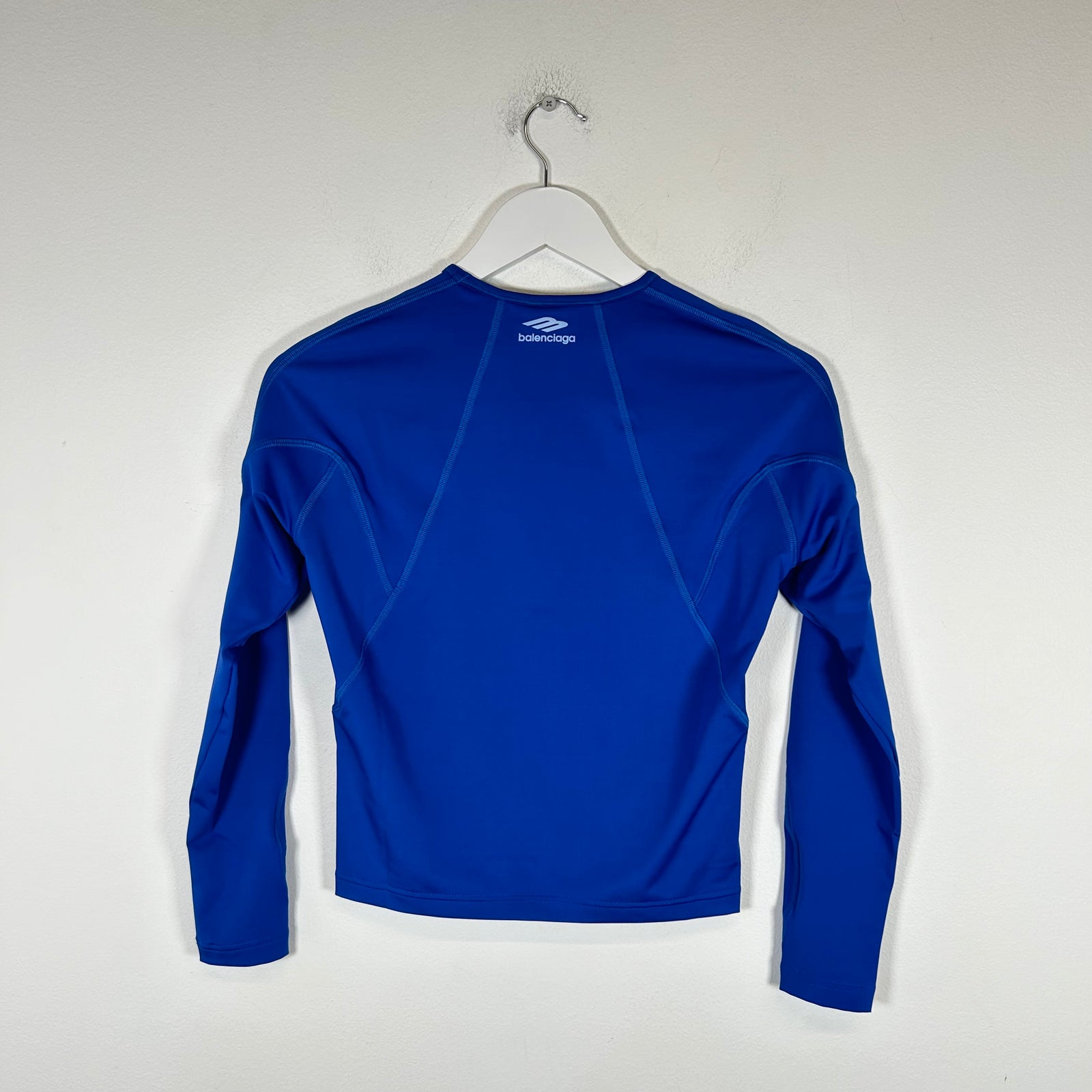 Balenciaga Blue Sporty B LS Shirt Size M