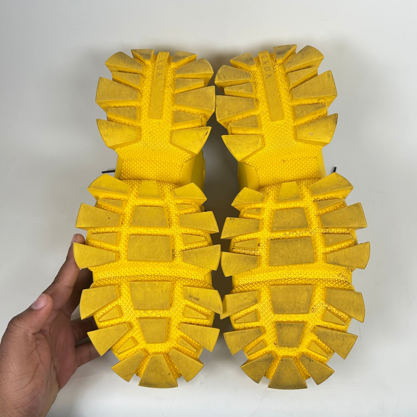 Prada Yellow/Black Cloudburst Size 11